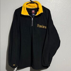 NFL Steelers Black and Yellow Zip Up Sweater